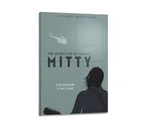 DGHFOP Impression sur toile « The Secret Life of Walter Mitty» pour albums de musique et films - Peinture décorative pour salon, chambre à coucher - 40 x 60 cm - Style cadre