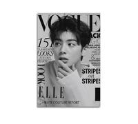 DGHFOP Poster Cha EunWoo sur toile pour albums de musique et films, peinture décorative pour salon, chambre à coucher, 20 x 30 cm, style sans cadre