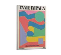 DGHFOP Tame Impala Reproduction sur toile pour albums de musique et films - Décoration artistique - Cadeau, esthétique - 50 x 75 cm
