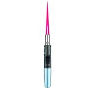 DGHNBMGNG Briquet Coupe-Vent en métal, briquets Butane Multifonctions Portables avec Verrouillage de sécurité, allumage à 360 degrés (Carburant Non Inclus)(Blue)