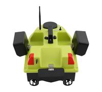 DGJMuu Bateau de pêche avec GPS, bateau d'appât RC 600 m, télécommande, charge de 1,5 kg, 99 points de position, double moteur, veilleuse LED, 2 batteries 5200 mAh, bateau de pêche étanche pour la