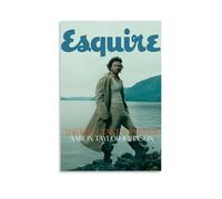 DGJSFC Aaron Taylor-Johnson Poster peinture à l'huile sur toile Décoration moderne pour la maison, la chambre à coucher, style sans cadre, 30 x 45 cm