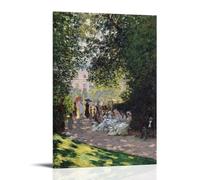 DGJSFC Claude Monet - Peinture à l'huile - Poster mural sur toile - Décoration moderne - Décoration d'intérieur ou de chambre à coucher - Style cadre - 60 x 90 cm