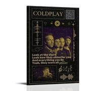 DGJSFC Coldplay Histoires de fantômes Peinture à l'huile Poster Art mural Poster Peinture sur toile Décoration Art Moderne Décoration Maison Chambre Esthétique Style Cadre 40 x 60 cm