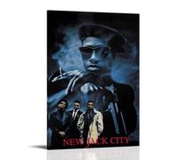 DGJSFC New Jack City Peinture à l'huile Poster Art mural Impression sur toile Décoration moderne pour la maison Chambre à coucher Esthétique Style cadre 60 x 90 cm