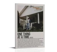 DGJSFC One Thing at A Time par Morgan Wallen Peinture à l'huile Poster Art mural Décoration moderne pour la maison, la chambre à coucher Style cadre 40 x 60 cm