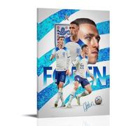 DGJSFC Phil Foden Peinture à l'huile Poster d'art mural sur toile Décoration moderne pour la maison Chambre à coucher Esthétique Style cadre 20 x 30 cm