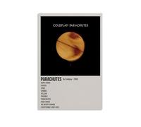 DGJSFC Poster de peinture à l'huile Parachutes Coldplay - Art mural sur toile - Décoration moderne pour la maison, la chambre à coucher - Style sans cadre - 40 x 60 cm