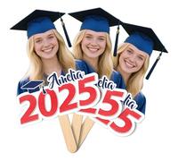 DGJSSK Autocollants Personnalisés en Papier pour Grosses Têtes, Découpes en Carton de Visages Amusants Grandeur Nature, DéCorations pour Fêtes, Anniversaires et Remises de Diplômes