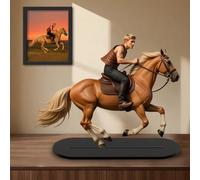 DGJSSK Figurine Personnalisée avec Photo, Photo Personnalisée Effet 2D Style Dessin Animé Bureau Chambre Décorations, Cadeau pour Papa Hommes Cadeaux pour Noël la Saint Valentin