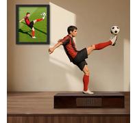 DGJSSK Figurine Personnalisée avec Photo, Photo Personnalisée Effet 2D Style Dessin Animé Bureau Chambre Décorations, Cadeau pour Papa Hommes Cadeaux pour Noël la Saint Valentin