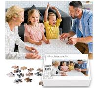 DGJSSK Puzzle Personnalisé Photo - Créez Votre Puzzle 35 à 1000 Pièces - Créez avec Votre Propre Photo et Texte Personnalisé Cadeau pour Famille, Les Anniversaires, Les Noël