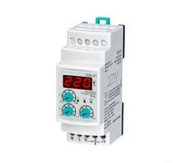 DGK-01 Relais de protection de tension CA 220 V avec indicateur LED réglable pour sur/basse tension 5 A/250 V pour montage sur rail DIN dans l'automatisation d'usine