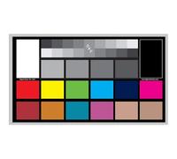 DGK Digital Kolor Pro 16:9 Lot de 2 grands tableaux d'étalonnage des couleurs et de puces vidéo 18 % de cartes de balance des blancs gris
