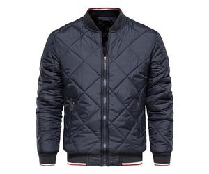 DGKaxiyaHM Blousons Bombardiers ZippéS à Diamants Pour Hommes Veste LéGèRe Et DéContractéE En Coton Matelassé Manteau Chaud Et Rembourré Avec Poche ZippéE