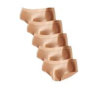 DGKaxiyaHM Slip en Soie Extensible sans Couture pour Hommes sous-VêTements Munis d'un SystèMe D'éVacuation De L'Humidité De Couleur Unie CaleçOn Respirant Doux Et Confortable (Couleur-5PC,L)