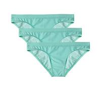 DGKaxiyaHM Slip Taille Basse en Soie Ice pour Hommes Culotte De Bikini Respirante Transparente Et Sexy sous-VêTements Skinny Transparents De Couleur Unie (Vert-3PC,L)