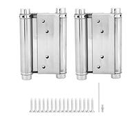 DGLD SHUAI Charnière de porte en acier inoxydable 3/4/5 pouces Charnière à ressort à double action (3 pouces (125 pièces))
