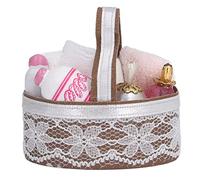 DGLDCSHUAI 1:12 Maison de poupée Fournitures de Salle de Bain Panier Meubles de Salle de Bain Accessoires décoratifs