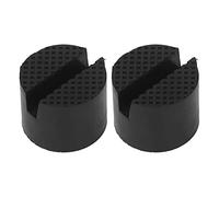 DGLDCSHUAI 2 pièces cric en caoutchouc adaptateur fendu chariot véhicule ascenseur support d'essieu universel pour voiture SUV
