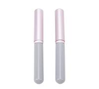 DGLDCSHUAI 2 pièces Pinceau à lèvres avec Couvercle Professionnel Portable Exquis Cheveux Doux Pinceau de Maquillage pour Les lèvres Outil cosmétique