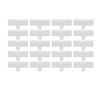 DGLDCSHUAI 20 pièces Tube en T de Poulet Durable Anti-Fuite sans Foret Abreuvoir de Poulet Raccord en T pour l'industrie de l'élevage (Tuyau en T Quatre Quarts)