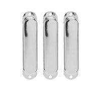 DGLDCSHUAI 3 pièces Kit d'accessoires pour Instruments en cuivre avec Couvercle de Micro à Bobine Unique pour Guitare électrique (Argent)