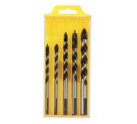 DGLDCSHUAI 5 pièces foret central pour carreaux de céramique foret bricolage outil de perçage de trou mural (6 mm 6 mm 8 mm 10 mm 12 mm)