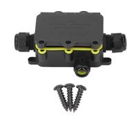 DGLDCSHUAI Boîte de jonction à 5 voies Boîtier en plastique IP68 Boîte de jonction externe résistante à l'eau pour éclairage extérieur et paysager 450 V