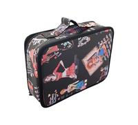 DGLDCSHUAI Boîte de Rangement pour Outils de Coiffure de Salon Boîte à Outils de Rangement de Grande capacité avec Fermeture à glissière Lisse Conception Multicouche avec Fentes