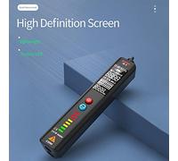 DGLDCSHUAI BSIDE X1 Détecteur intelligent double mode Détecteur de tension CA sans contact Multimètre NCV Crayon de test électrique Stylo testeur portable avec alarme sonore et