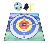 DGLDCSHUAI Ensemble de Tapis de Jeu de Football Jeu de Cible de Lancer de Football en Salle Jeu de But de Football avec Ballon de Football pour Enfants de 3 Ans et Plus et Adultes