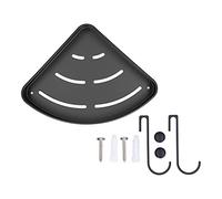 DGLDCSHUAI Étagère de Douche Murale Triangulaire Étagères d'angle Support de Rangement Organisateur pour la Maison Salle de Bain Salle de Repos Noir