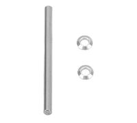 DGLDCSHUAI Joint d'arbre horizontal en acier inoxydable à axe horizontal pour hélicoptère télécommandé K200 Argent