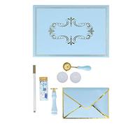 DGLDCSHUAI Kit de tampons de cire rétro bricolage artisanat timbre main compte enveloppes peinture au feu Kit de cire à cacheter décoration cadeau