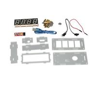 DGLDCSHUAI Kit d'horloge numérique DIY Affichage de l'heure Clair et précis Horloge électronique réglable Pièces de Bricolage