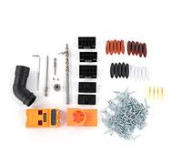 DGLDCSHUAI Localisateur de trous obliques Guide de menuiserie Ensemble de perforateurs Outil de connexion de plaque de travail du bois