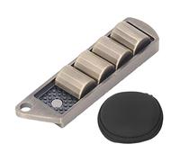 DGLDCSHUAI Pois Pod Curseur Magnétique Jouet Adulte Métal TDAH Autisme Anxiété Soulagement du Stress Pousser Curseur Jouet Sensoriel (Or)