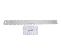 DGLDCSHUAI Règle d'accord de frette de guitare à bord droit cranté Ensemble d'outils de mesure Luthier