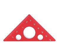 DGLDCSHUAI Règle Triangulaire en Alliage d'aluminium, règle de Hauteur épaisse, Outil de Mesure du Travail du Bois