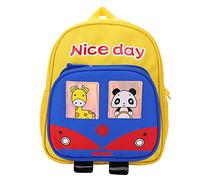 DGLDCSHUAI Sac à dos pour la maternelle pour enfants sacs à main élémentaire école bébé bande dessinée sac à dos, jaune, Casual