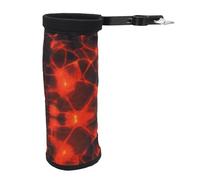 DGLDCSHUAI Sac de Conteneur de Support de de Tambour Multifonctionnel en Tissu Oxford pour Brosses à Maillets (Rouge Noir)