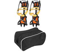 DGLDCSHUAI Sports de plein air portables 10 crampons à neige dentés pince à glace antidérapante