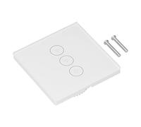 DGLDCSHUAI WiFi interrupteur d'éclairage mural intelligent panneau de verre tactile interrupteur de commande vocale à distance