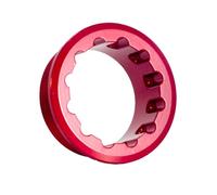 DGOINGPI Arrache Volant Bloque Volant Moteur Bague de Blocage de Roue Libre Grip Bike, Couvercle en Aluminium usiné CNC, Compatible avec Les Cassettes 12 Vitesses Shimano M6100, M7100 et M8100(Red)
