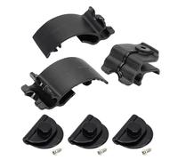 DGOINGPI carénage latéral de Batteri Clips de Couvercle de Batterie côté Gauche pour Harley Sportster XL883 XL1200 48-72(2014-2021 Black)
