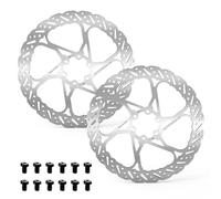 DGOINGPI Convient pour Le Rotor de Frein hydraulique Shimano 140MM 160MM 180MM 203MM disques de Frein de vélo Rotor de Frein à Disque de vélo(2PC 160MM)