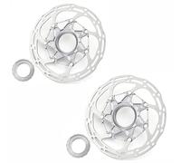 DGOINGPI Disques de Frein de vélo Centerlock disques 140mm 160mm VTT Route vélo Disque de Frein Rotor disques de Frein hydrauliques Rotor(140-160 Titanium)