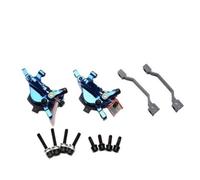 DGOINGPI Étrier de Frein à Disque hydraulique R1, Double Action, Route CX Gravier Cyclocross BMX vélo Pliant R1 Post is Mount 160mm(R1 Blue - NO rotors)