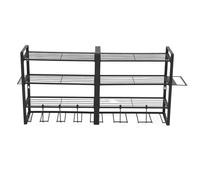 DGOINGPI Organisateur Outils Organisateur d'outils électriques Support Mural Support de Rangement de Garage à 4 Niveaux pour perceuse Tournevis Outil de Garage Organizer Tool